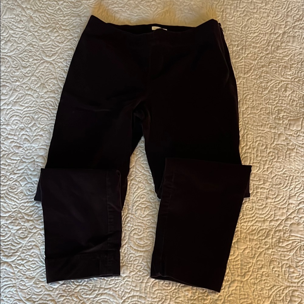 J. Jill Purple Cropped Pants Ankle Length